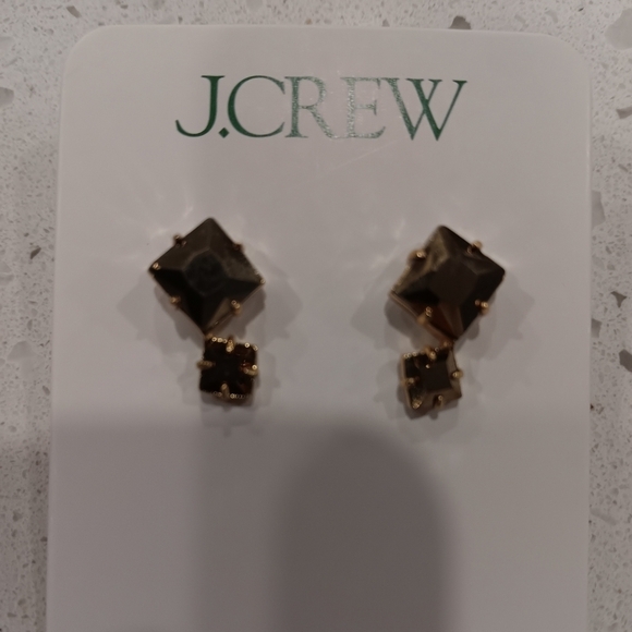 *3 for $30* J Crew Square Earrings - Picture 3 of 4